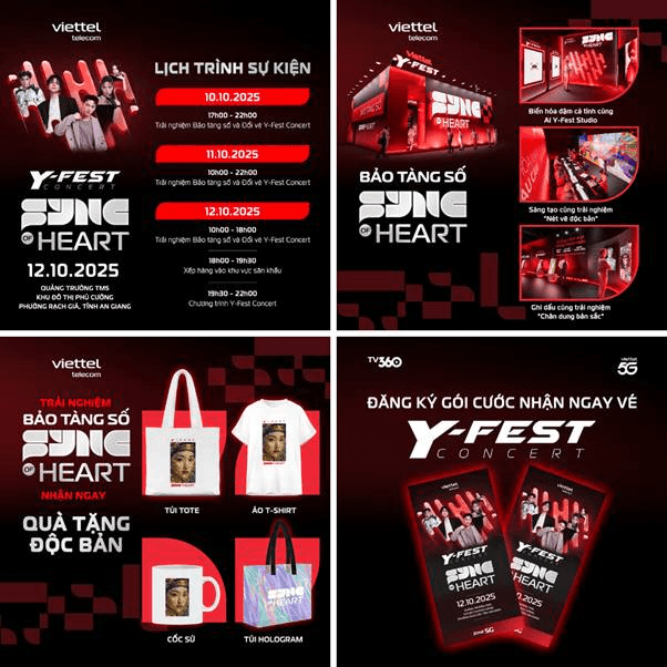 Viettel Y-Fest 2025 tiếp tục hành trình tại An Giang