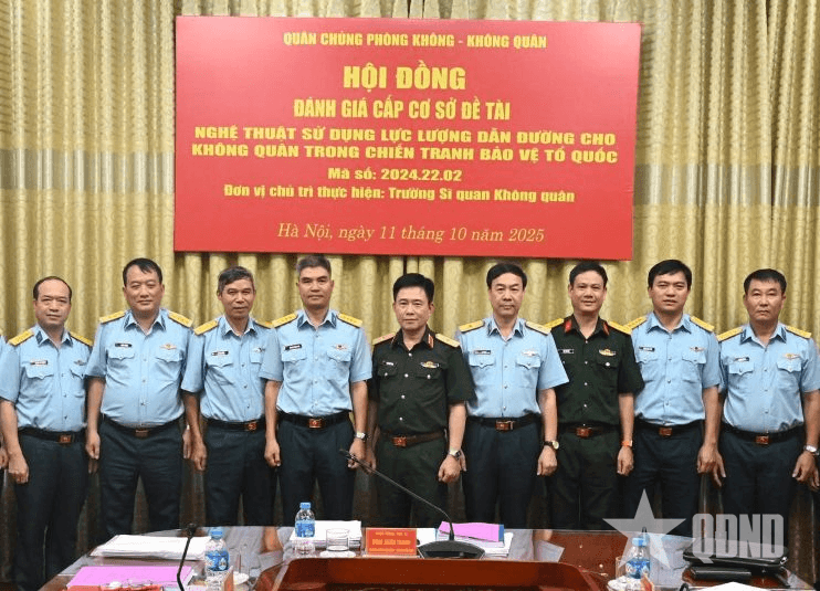 Quân chủng Phòng không - Không quân đánh giá đề tài khoa học nghệ thuật quân sự cấp Bộ Quốc phòng