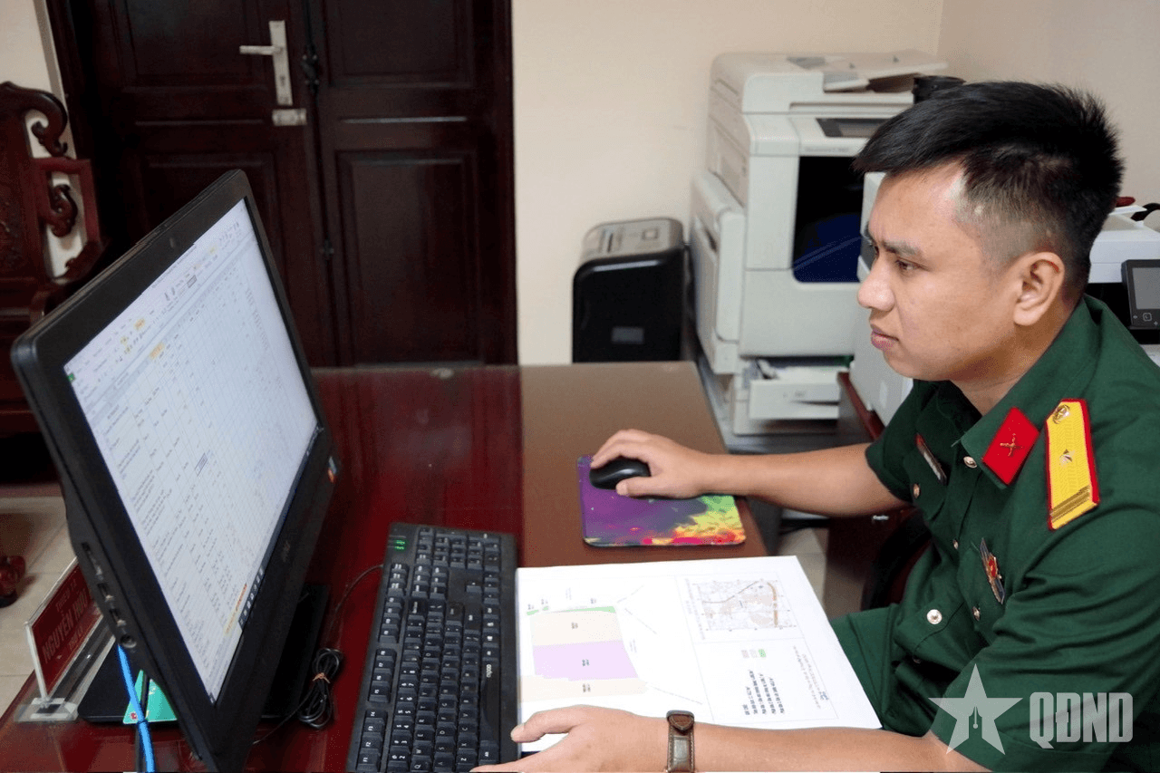 Thiếu tá Nguyễn Hữu Vũ nhiệt huyết, trách nhiệm trong mọi nhiệm vụ