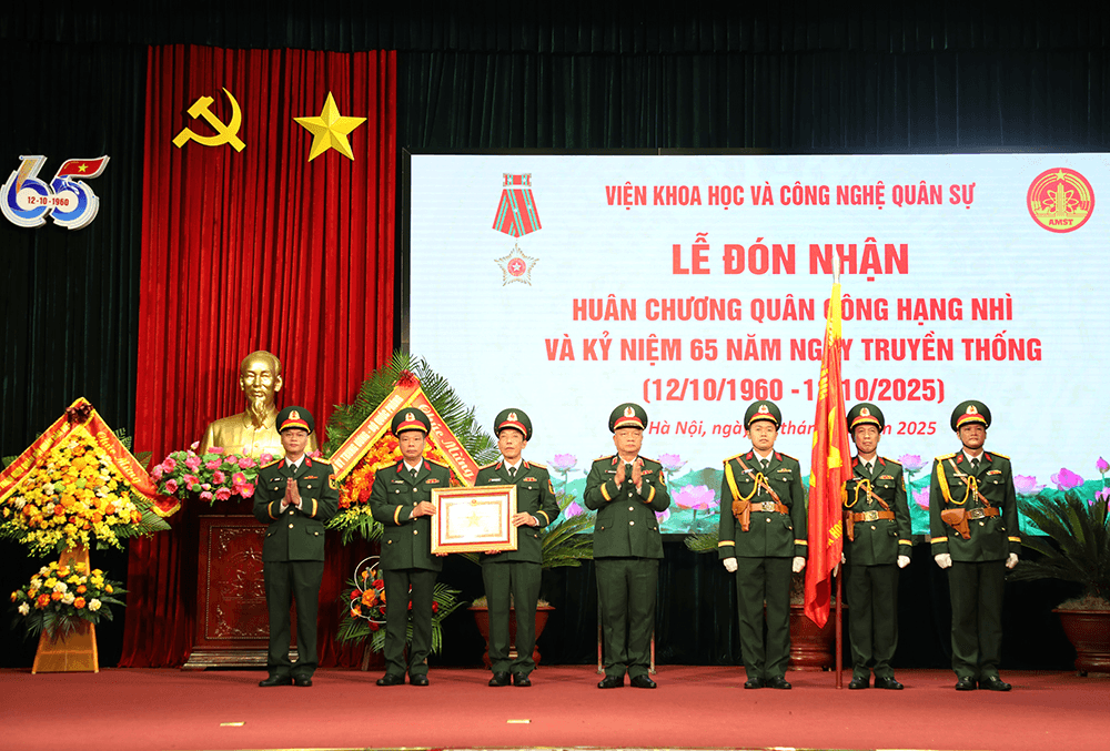 Viện Khoa học và Công nghệ Quân sự: Đón nhận Huân chương Quân công hạng Nhì và kỷ niệm 65 năm Ngày truyền thống
