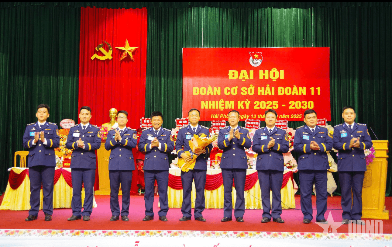 Tuổi trẻ Hải đoàn 11 Cảnh sát biển tiên phong, gương mẫu, đoàn kết, sáng tạo, quyết thắng