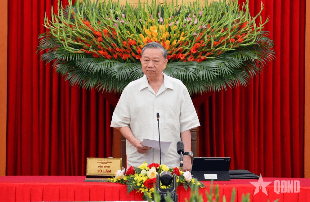 Tổng Bí thư Tô Lâm: Kiến tạo hệ sinh thái, khơi thông nguồn lực của xã hội, lấy doanh nghiệp làm trung tâm