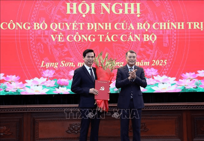 Đồng chí Hoàng Quốc Khánh giữ chức Bí thư Tỉnh ủy Lạng Sơn
