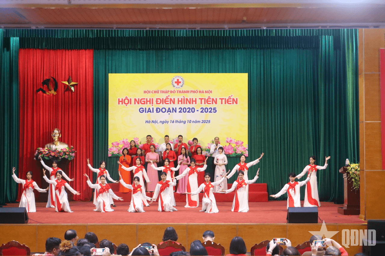 Hội Chữ thập đỏ thành phố Hà Nội tổ chức Hội nghị điển hình tiên tiến giai đoạn 2020-2025
