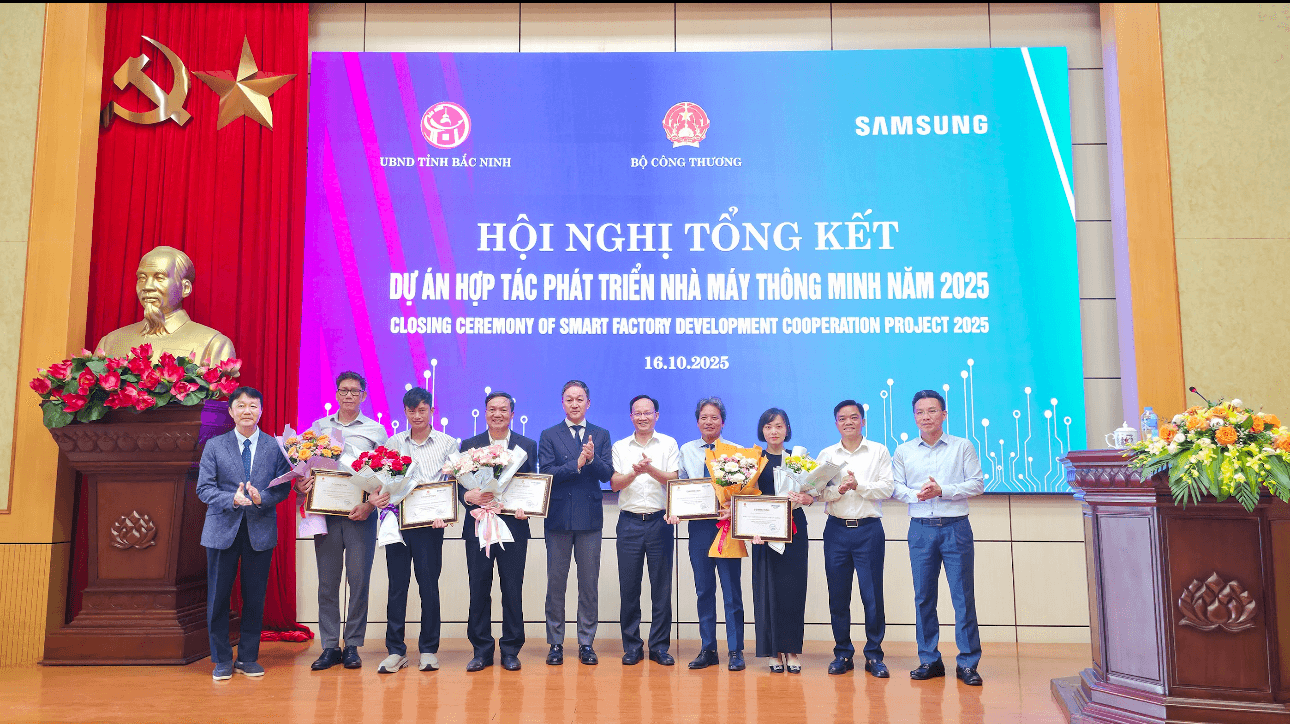 Tổng kết dự án hỗ trợ nhà máy thông minh năm 2025 tại khu vực phía Bắc
