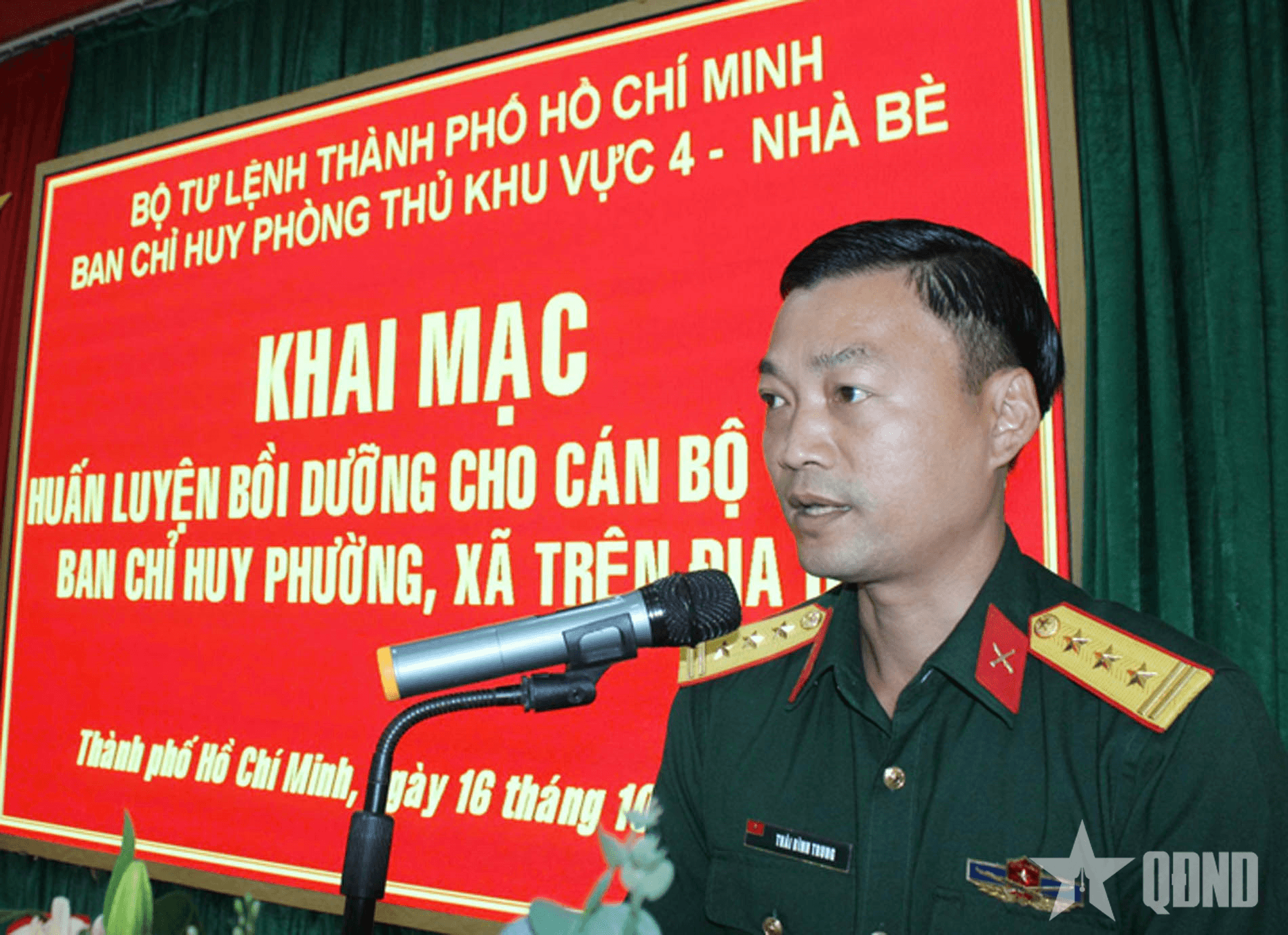 Bồi dưỡng đội ngũ cán bộ Ban chỉ huy quân sự cấp xã