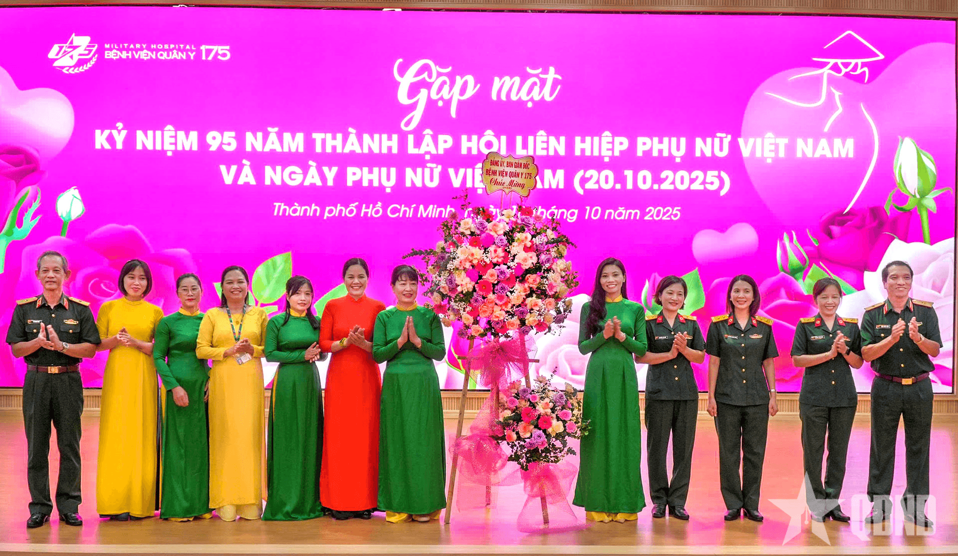 Bệnh viện Quân y 175 họp mặt kỷ niệm 95 năm thành lập Hội Liên hiệp Phụ nữ Việt Nam