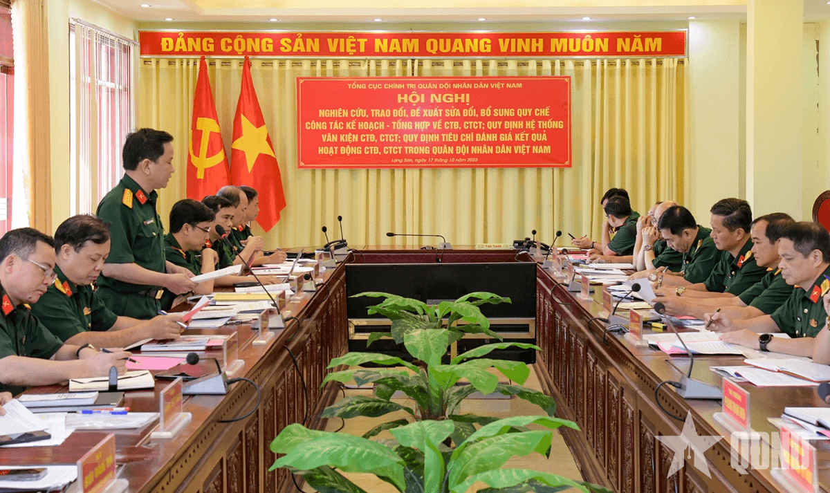 Tổng cục Chính trị: Khảo sát, đề xuất sửa đổi, bổ sung quy chế, quy định công tác kế hoạch - tổng hợp về CTĐ, CTCT