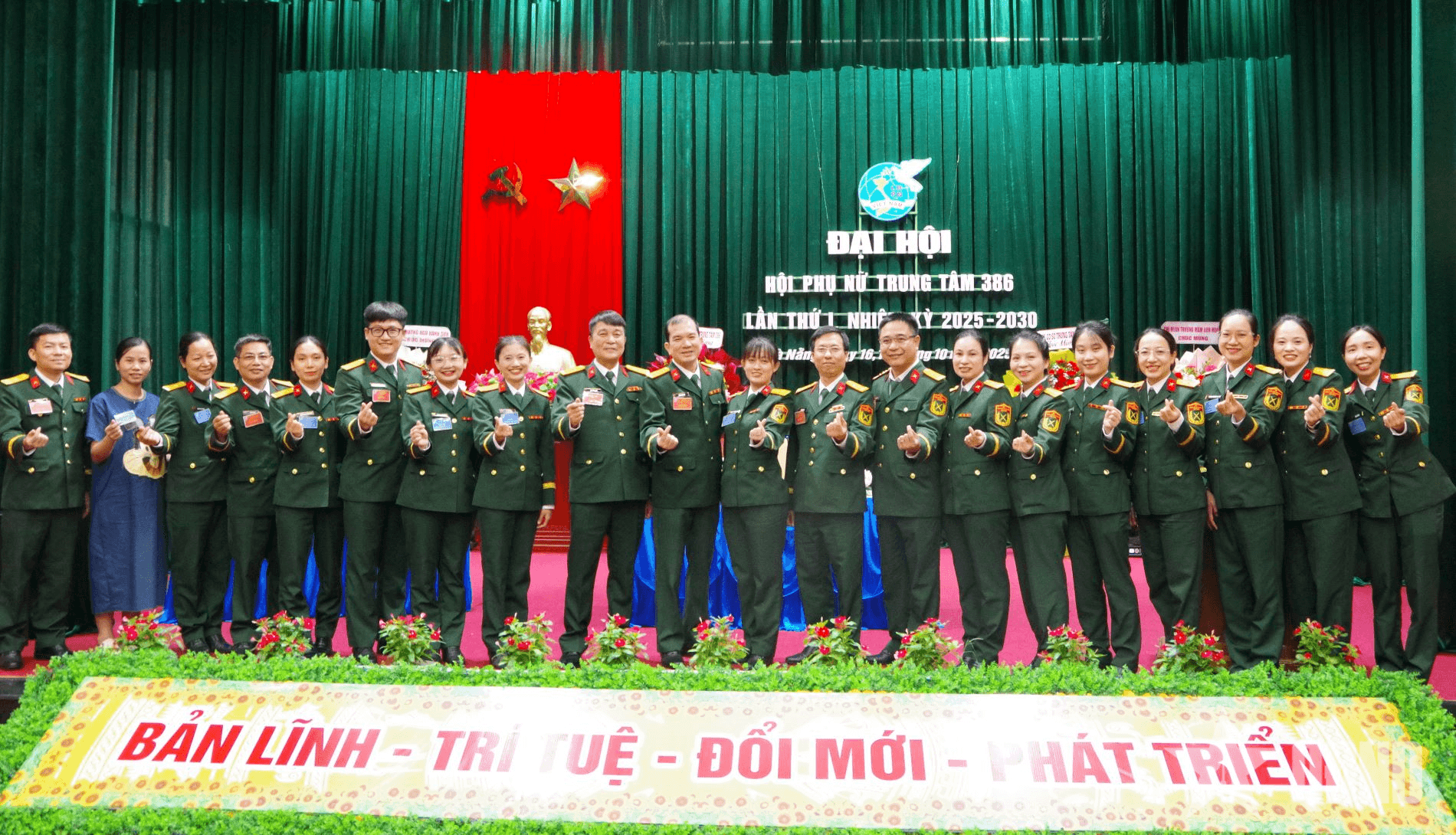 Hội Phụ nữ Trung tâm 386 (Bộ tư lệnh 86) tổ chức Đại hội nhiệm kỳ 2025-2030