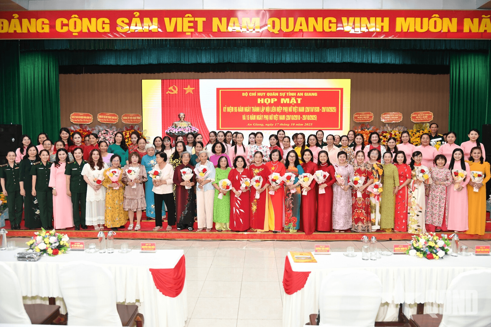 An Giang: Gặp mặt kỷ niệm 95 năm Ngày thành lập Hội Liên hiệp Phụ nữ Việt Nam