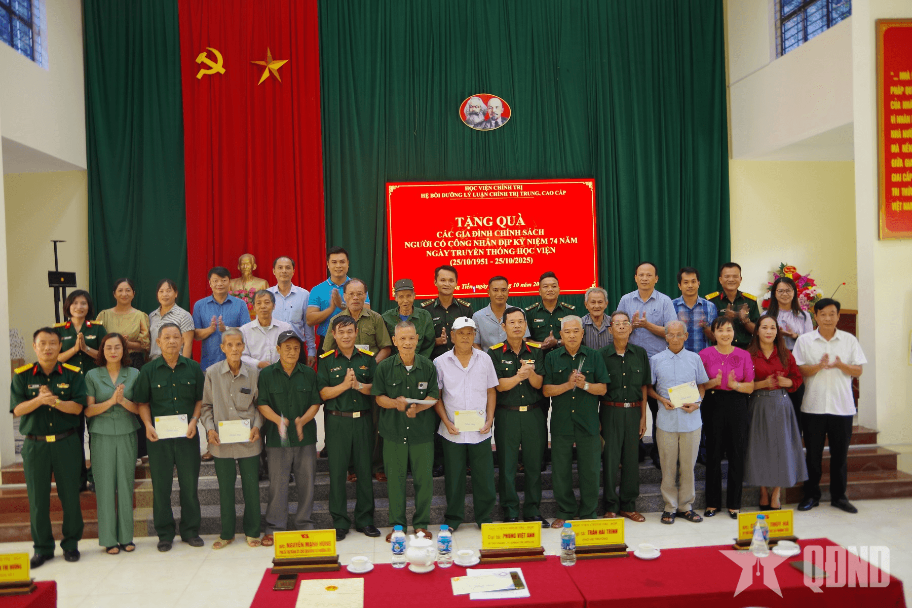 Hệ 3, Học viện Chính trị hành quân về nguồn, đền ơn đáp nghĩa