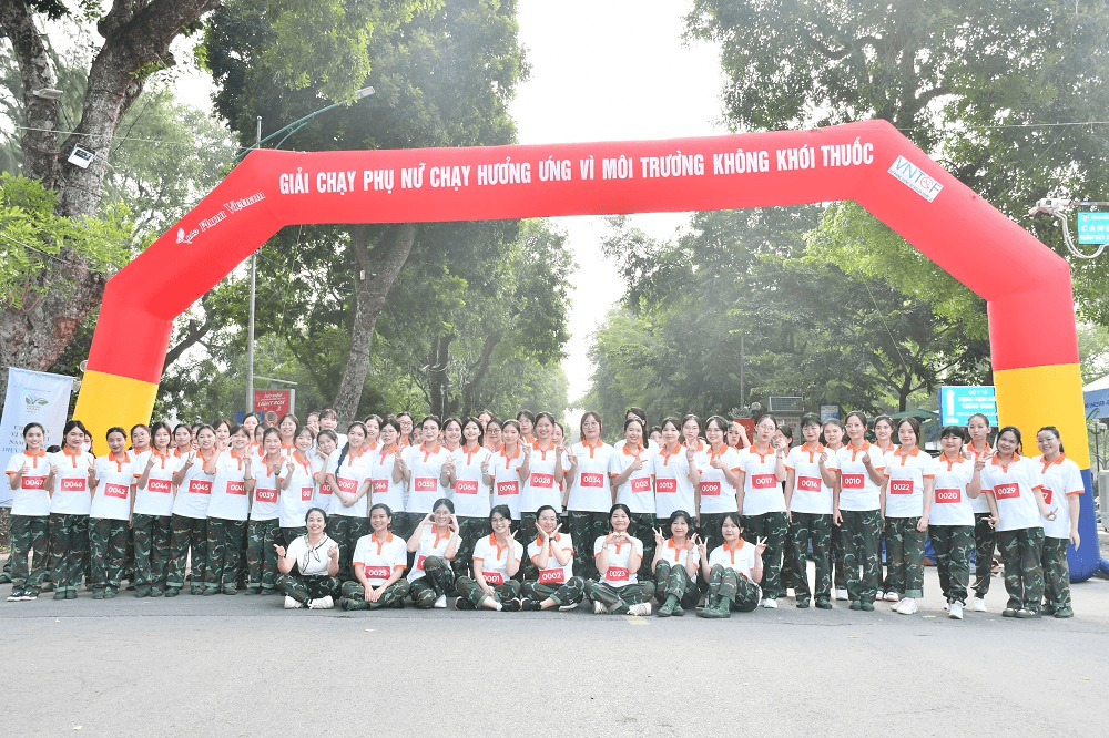 Giải "Phụ nữ chạy hưởng ứng vì môi trường không khói thuốc": Lan tỏa lối sống xanh