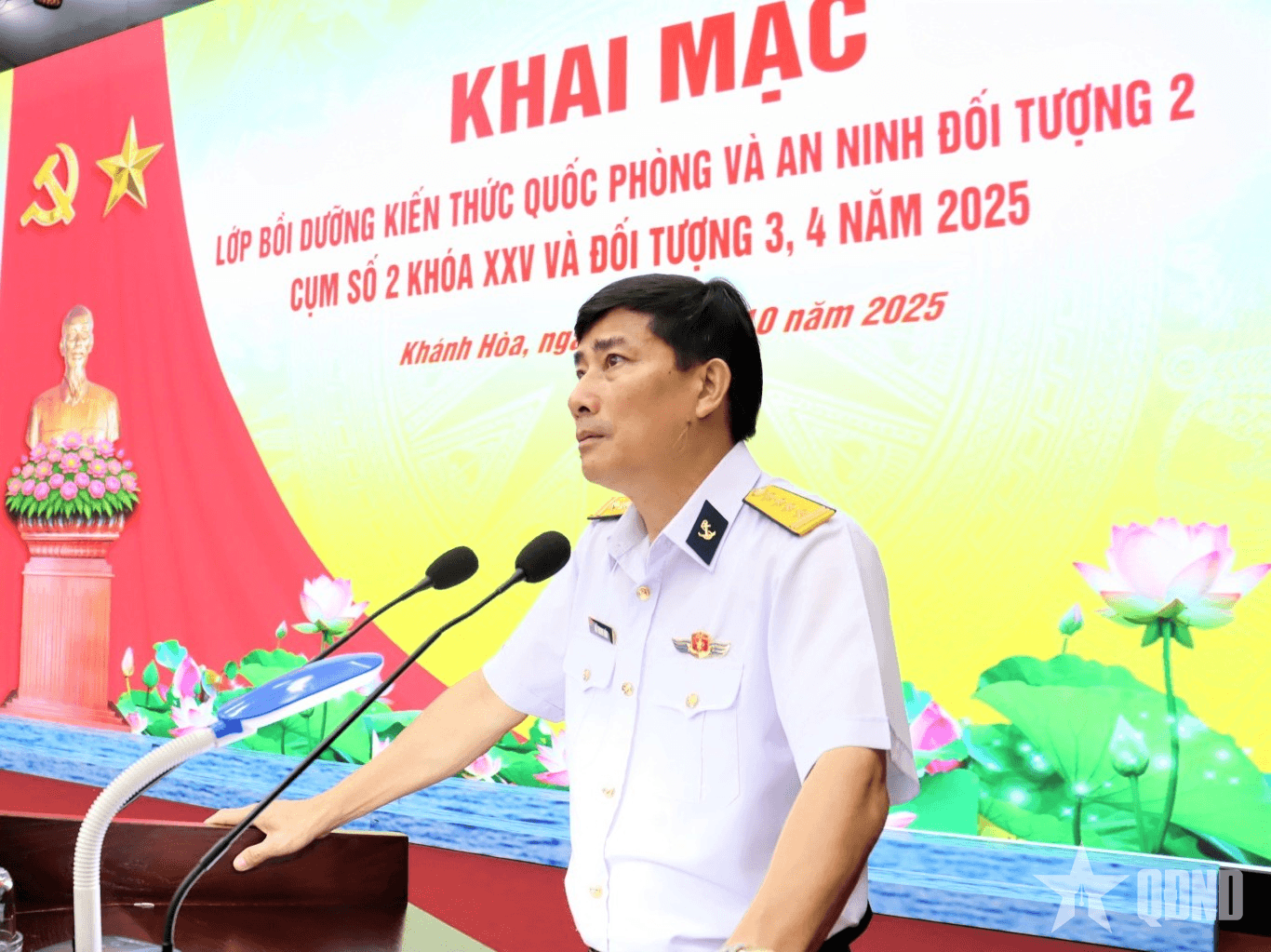 Học viện Hải quân khai mạc các lớp bồi dưỡng kiến thức quốc phòng và an ninh