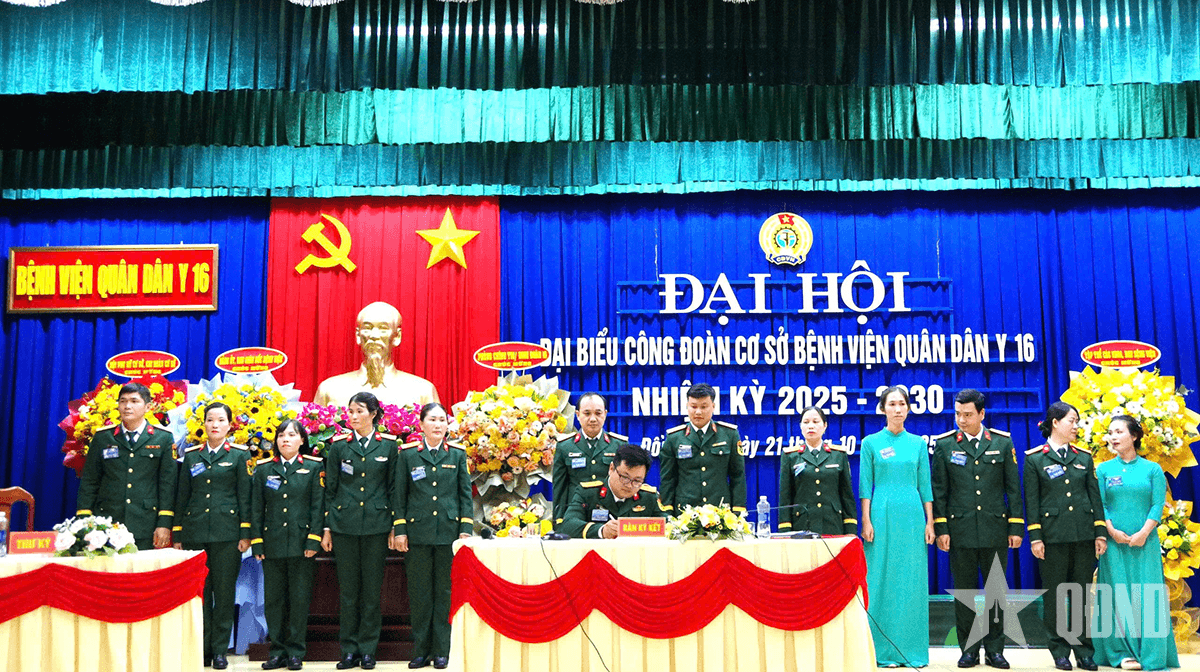 Công đoàn cơ sở Bệnh viện Quân dân y 16 phát huy tốt vai trò chăm sóc sức khỏe nhân dân và bộ đội
