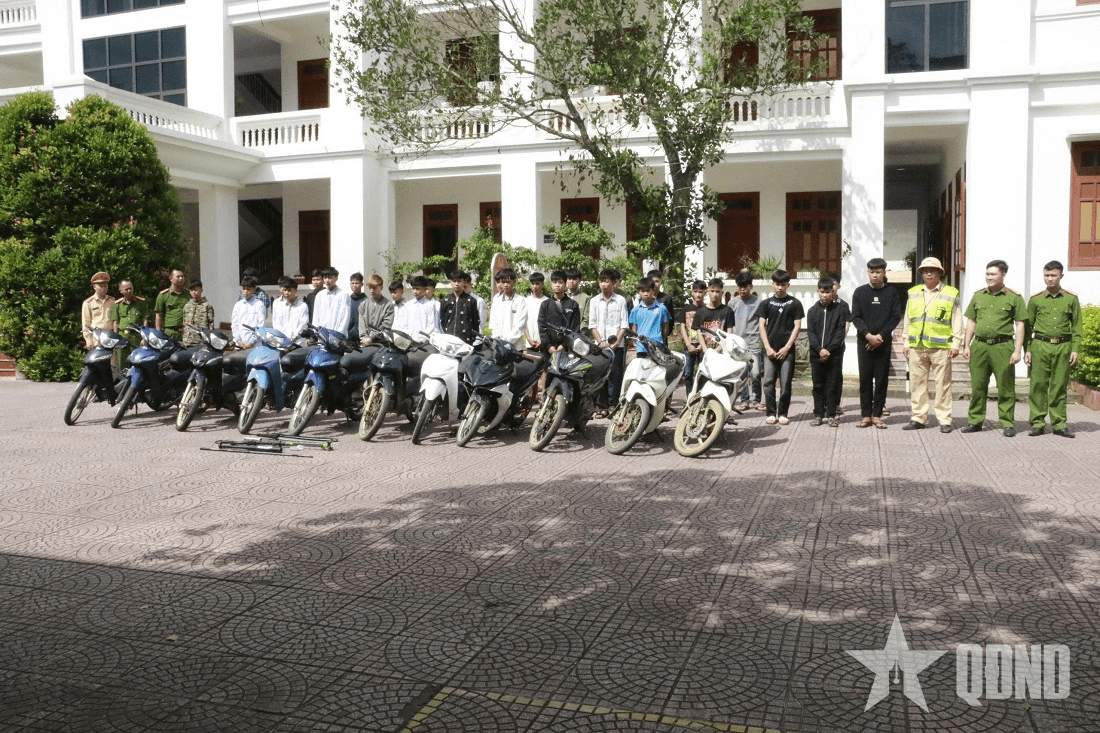 Nghệ An: Tạm giữ hình sự hàng chục đối tượng gây rối trật tự công cộng