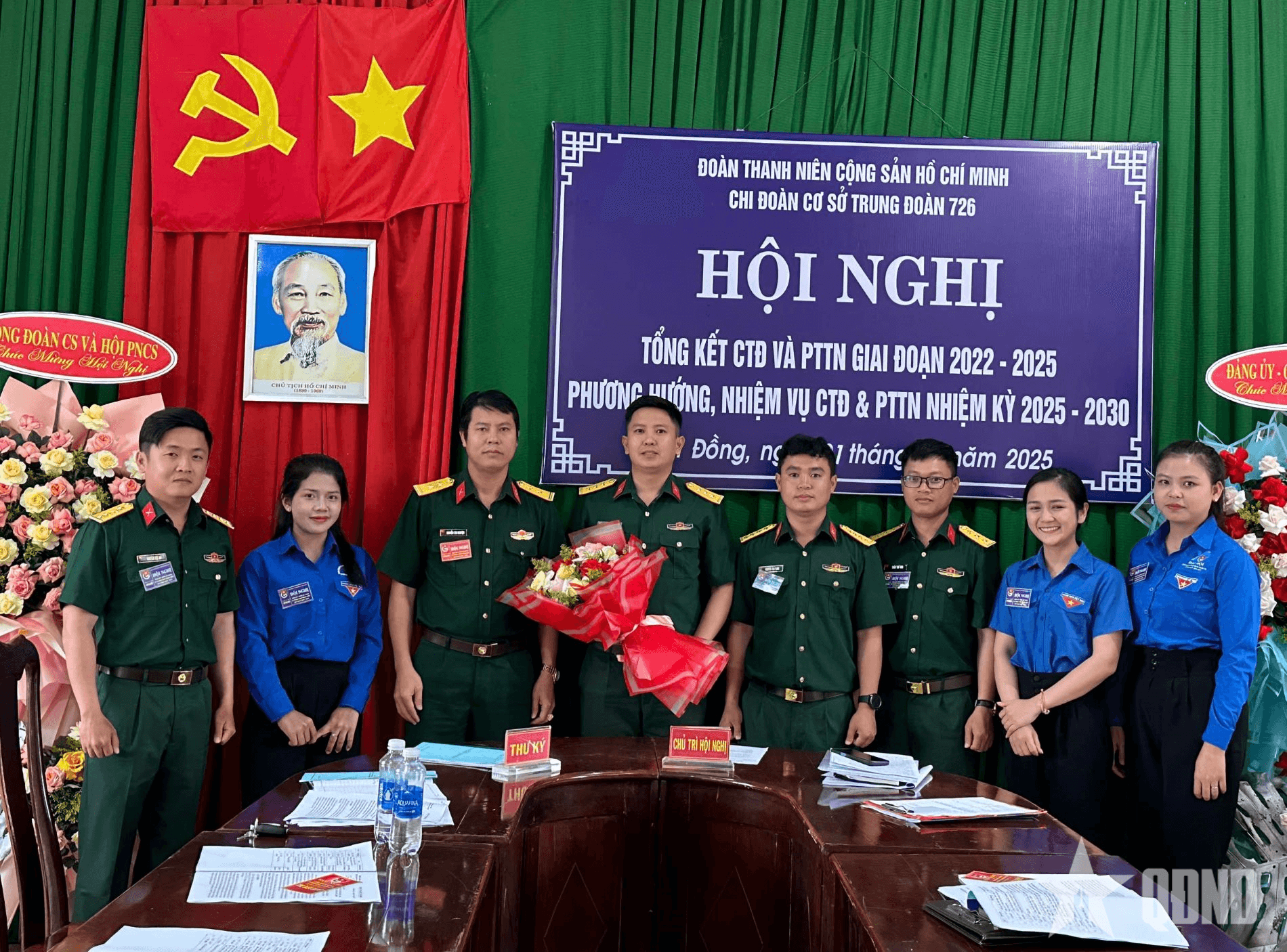 Hội nghị Chi đoàn cơ sở Trung đoàn 726 thành công tốt đẹp