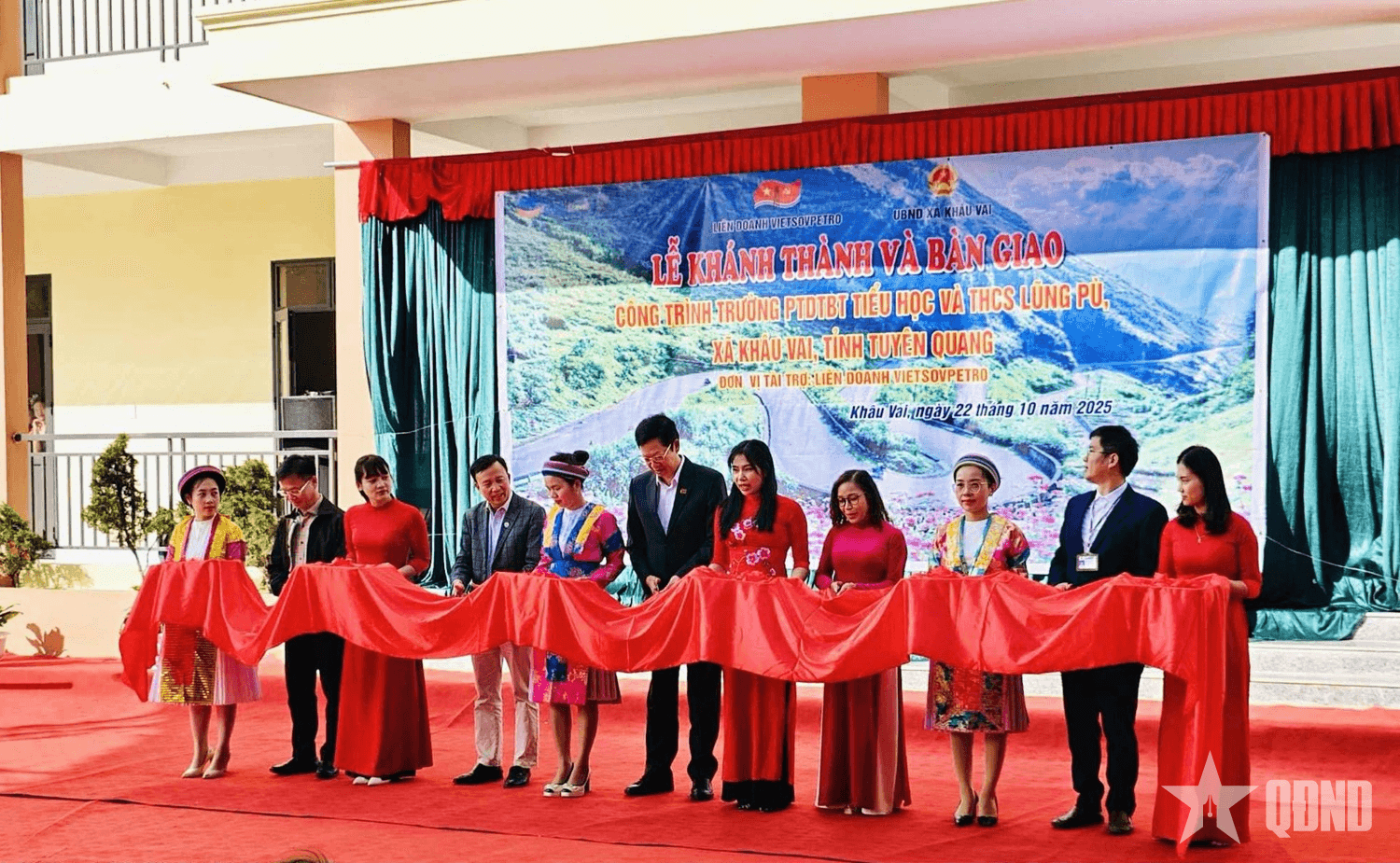 Tuyên Quang: Khánh thành công trình nhà lớp học 3,5 tỷ đồng tại xã vùng cao Khâu Vai