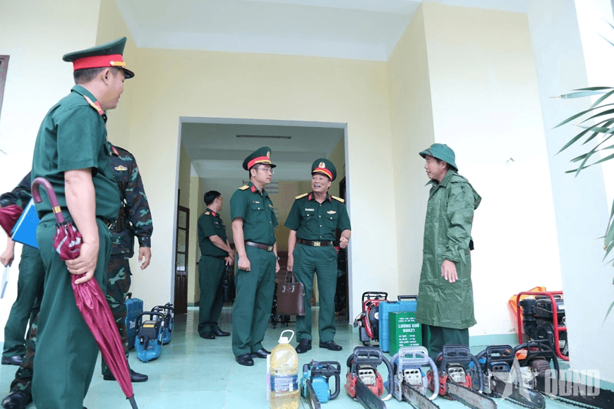 Lực lượng vũ trang Quân khu 5: Chủ động ứng phó bão số 12