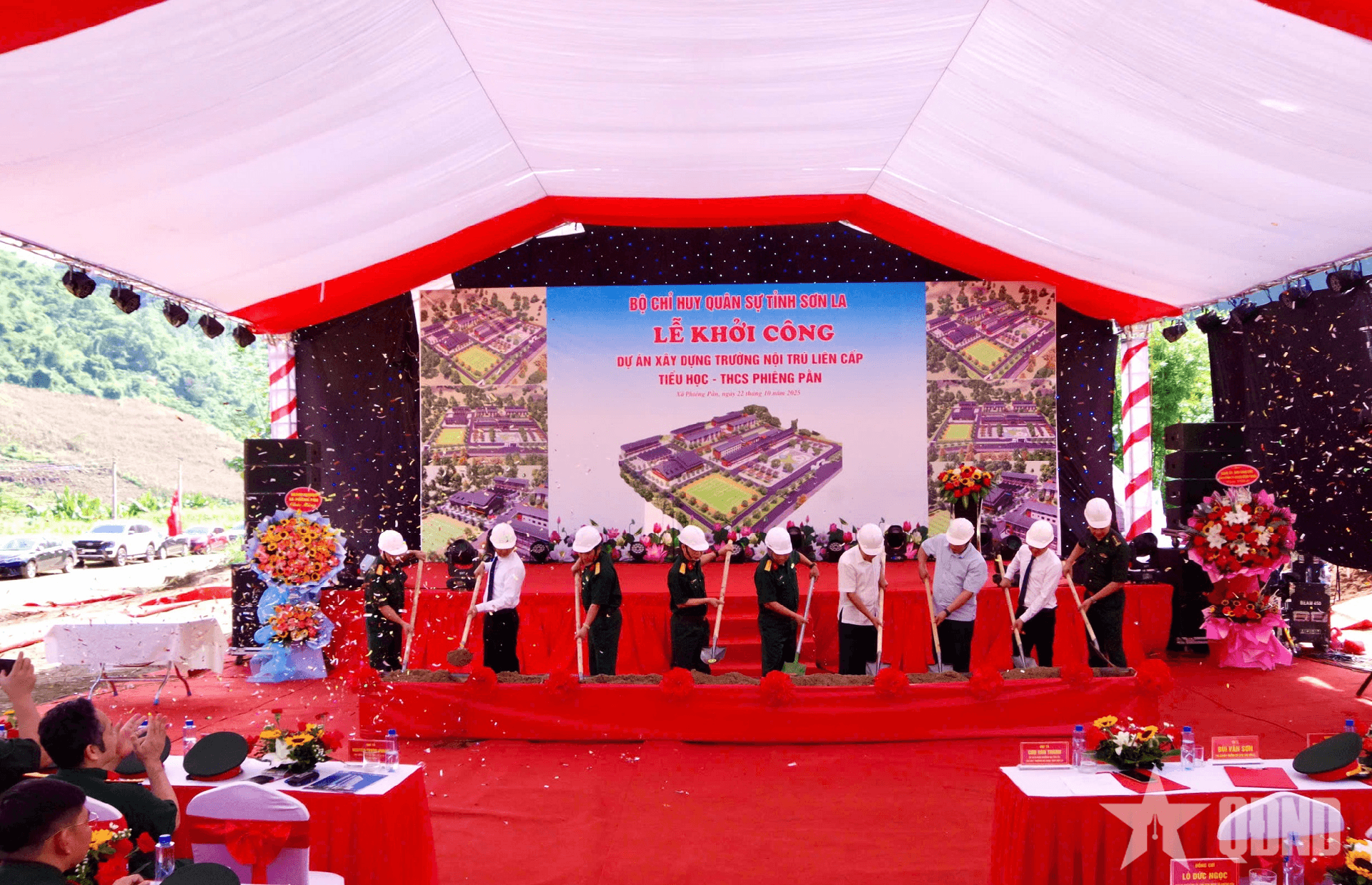 Sơn La: Khởi công xây dựng Trường nội trú liên cấp Tiểu học - Trung học cơ sở Phiêng Pằn