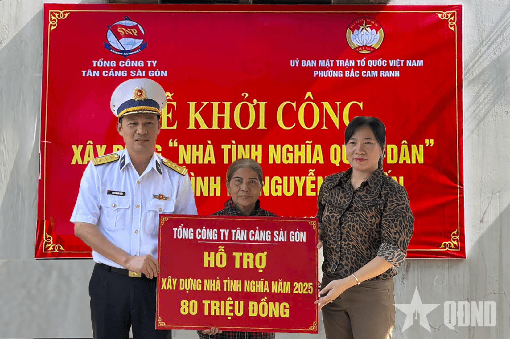 Binh đoàn 20 khởi công xây dựng nhà tình nghĩa quân dân tại tỉnh Khánh Hòa