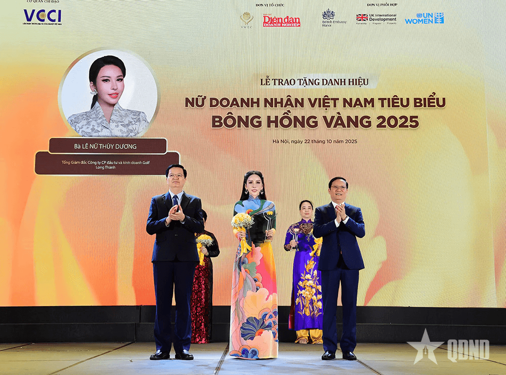 Lê Nữ Thùy Dương - nữ doanh nhân Việt Nam tiêu biểu 2025
