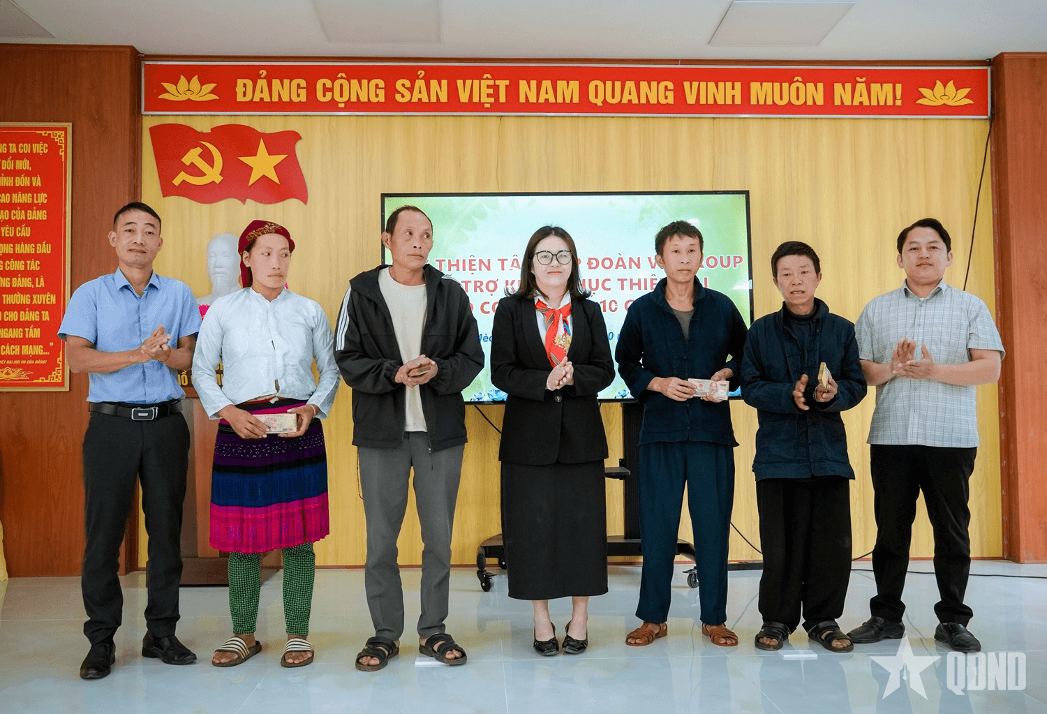 Quỹ Thiện Tâm - Tập đoàn Vingroup hỗ trợ người dân Tuyên Quang khắc phục hậu quả bão số 10