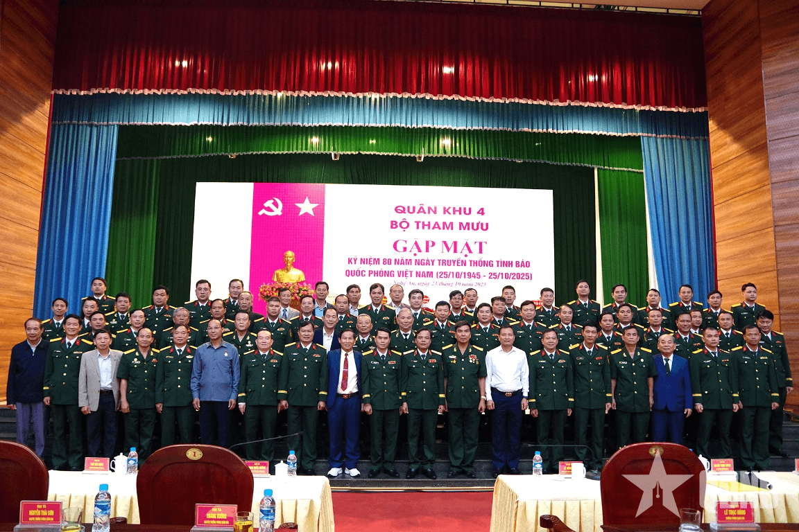 Quân khu 4: Gặp mặt kỷ niệm 80 năm Ngày truyền thống Tình báo quốc phòng Việt Nam