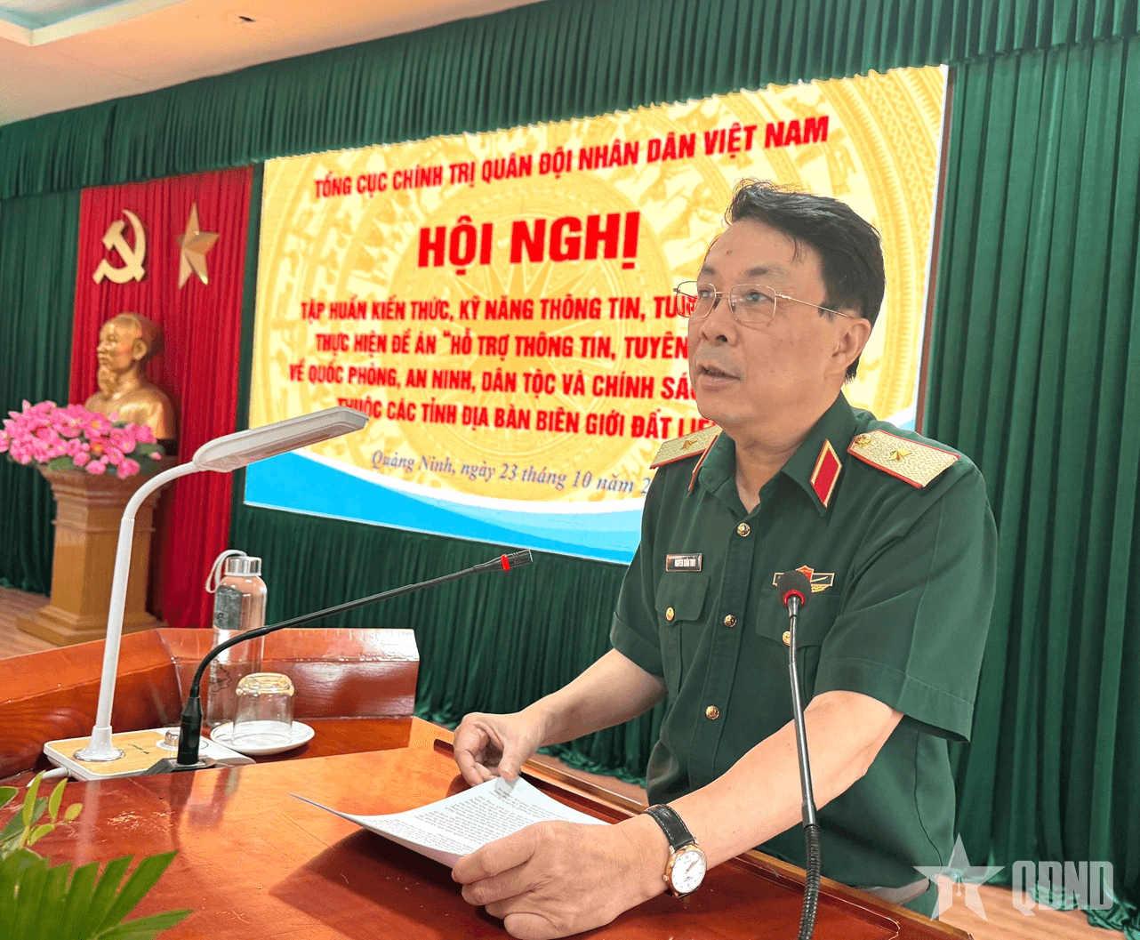 Tổng cục Chính trị Quân đội nhân dân Việt Nam khai mạc lớp bồi dưỡng Đề án 1219 khu vực phía Bắc