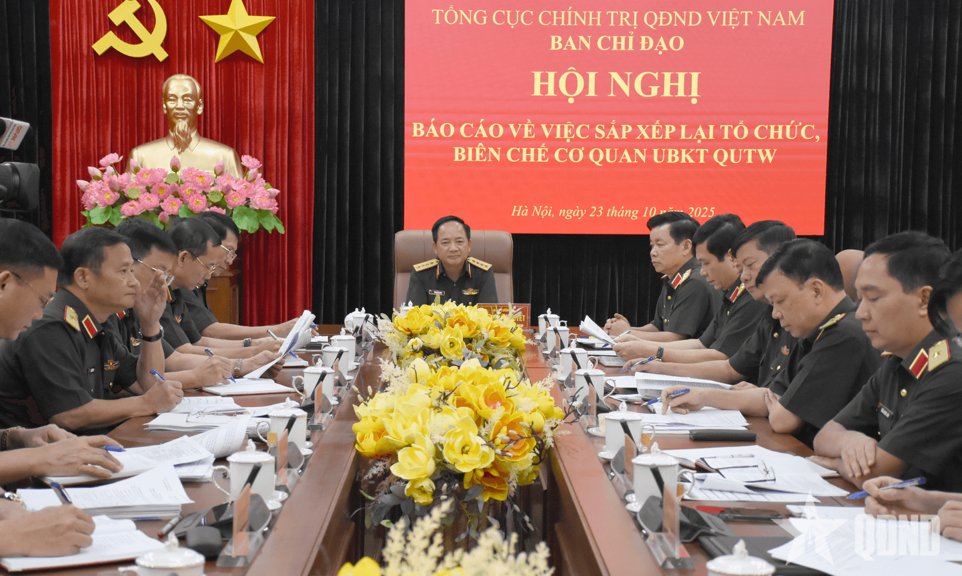 Sắp xếp lại tổ chức, biên chế Cơ quan Ủy ban Kiểm tra Quân ủy Trung ương