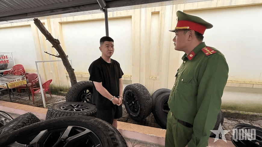 Công an tỉnh Đắk Lắk bắt đối tượng chuyên trộm cắp bánh xe ô tô