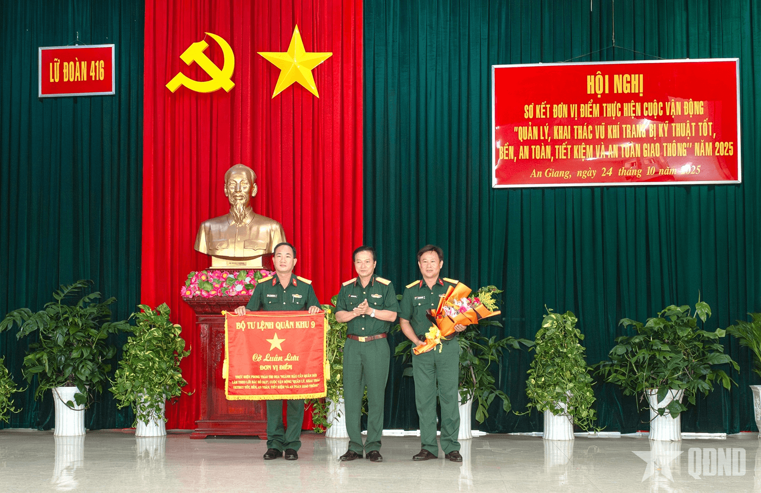 Quân khu 9: Sơ kết đơn vị điểm thực hiện Cuộc vận động 50
