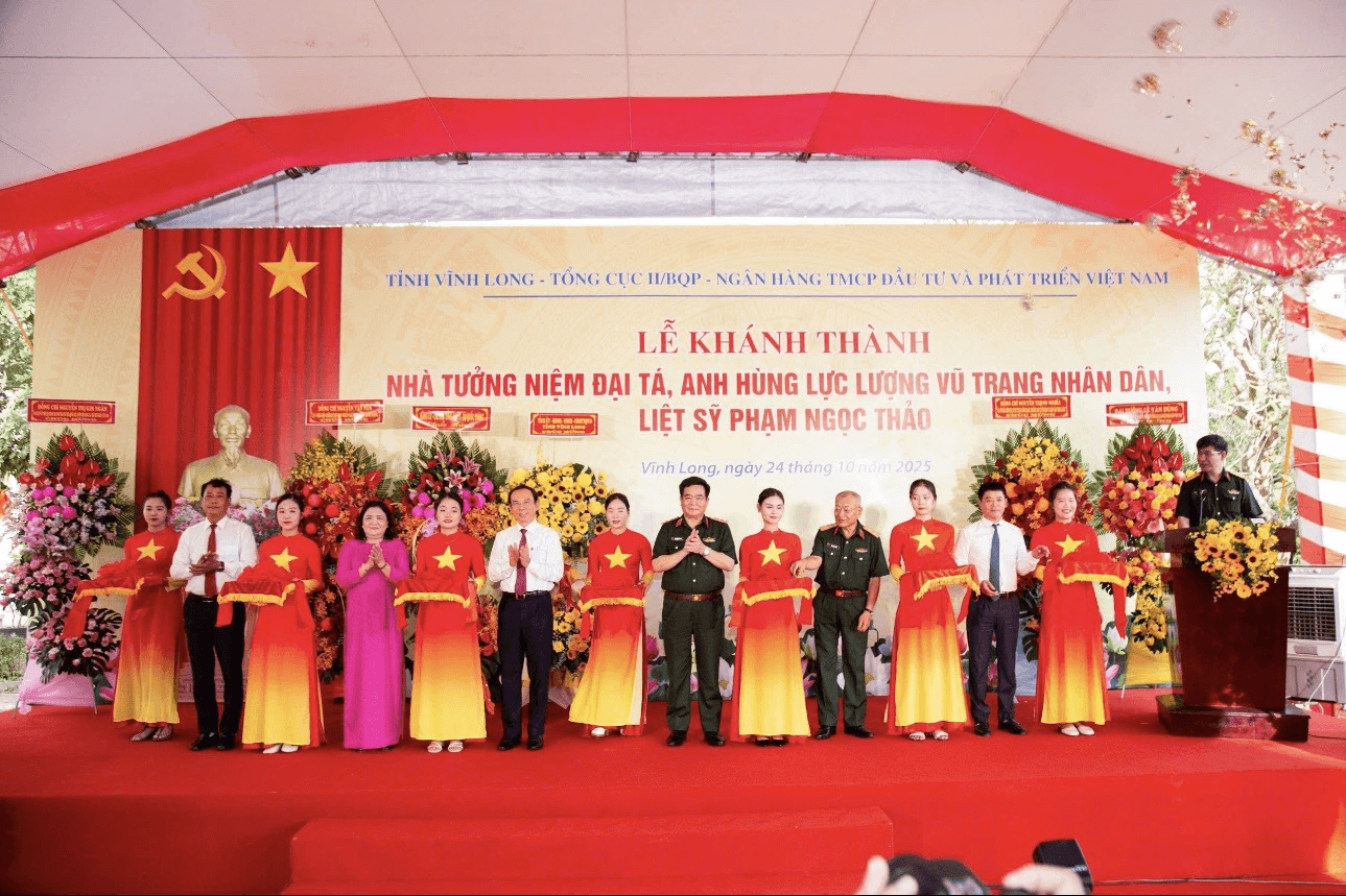 BIDV và dấu ấn tri ân qua công trình Nhà tưởng niệm Anh hùng Lực lượng Vũ trang nhân dân Phạm Ngọc Thảo