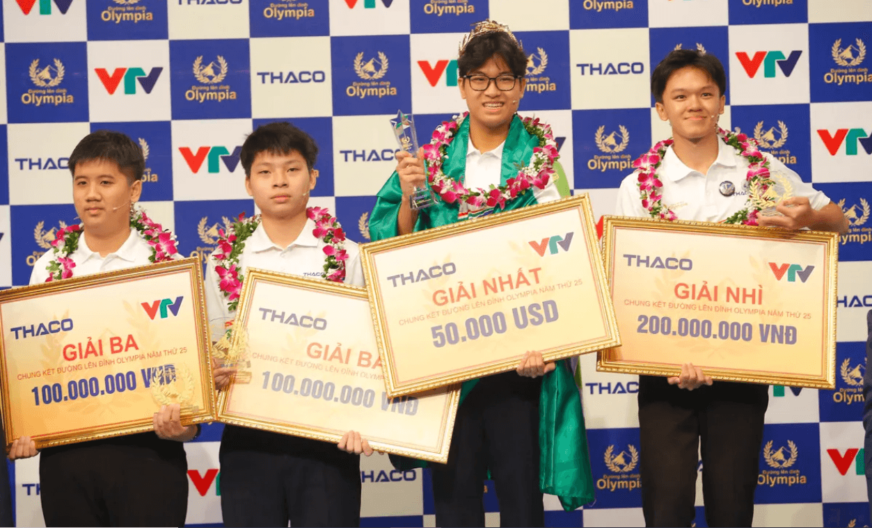 Học sinh Hà Nội vô địch Cuộc thi Đường lên đỉnh Olympia năm thứ 25