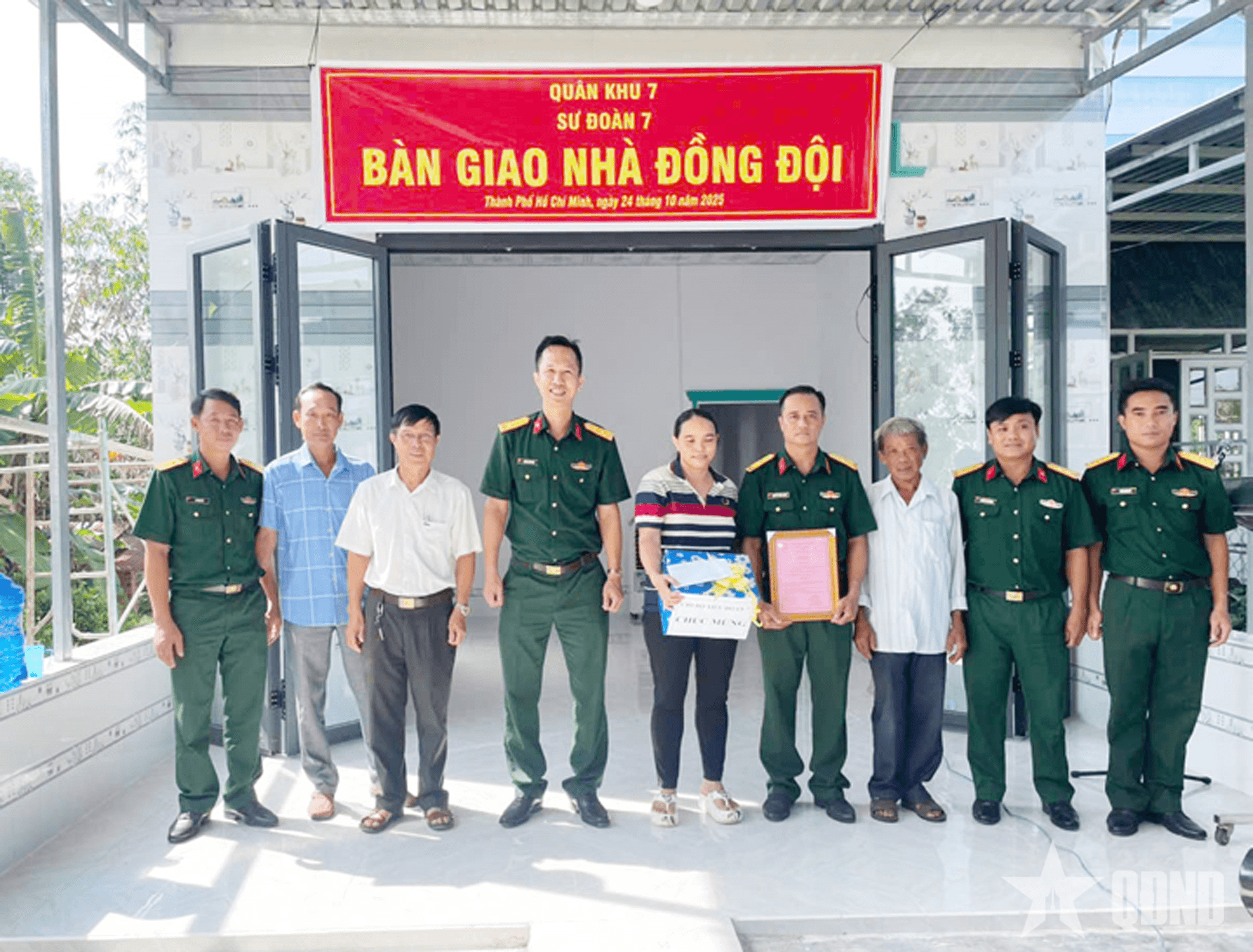 Những ngôi nhà mang tình đồng đội ở Sư đoàn 7