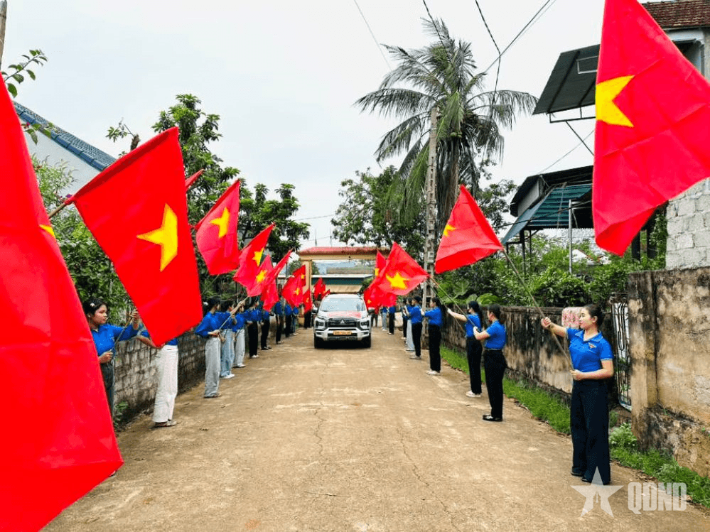 Xã Nghĩa Thọ, tỉnh Nghệ An đón hài cốt Liệt sĩ Nguyễn Thức Lương trở về với quê hương