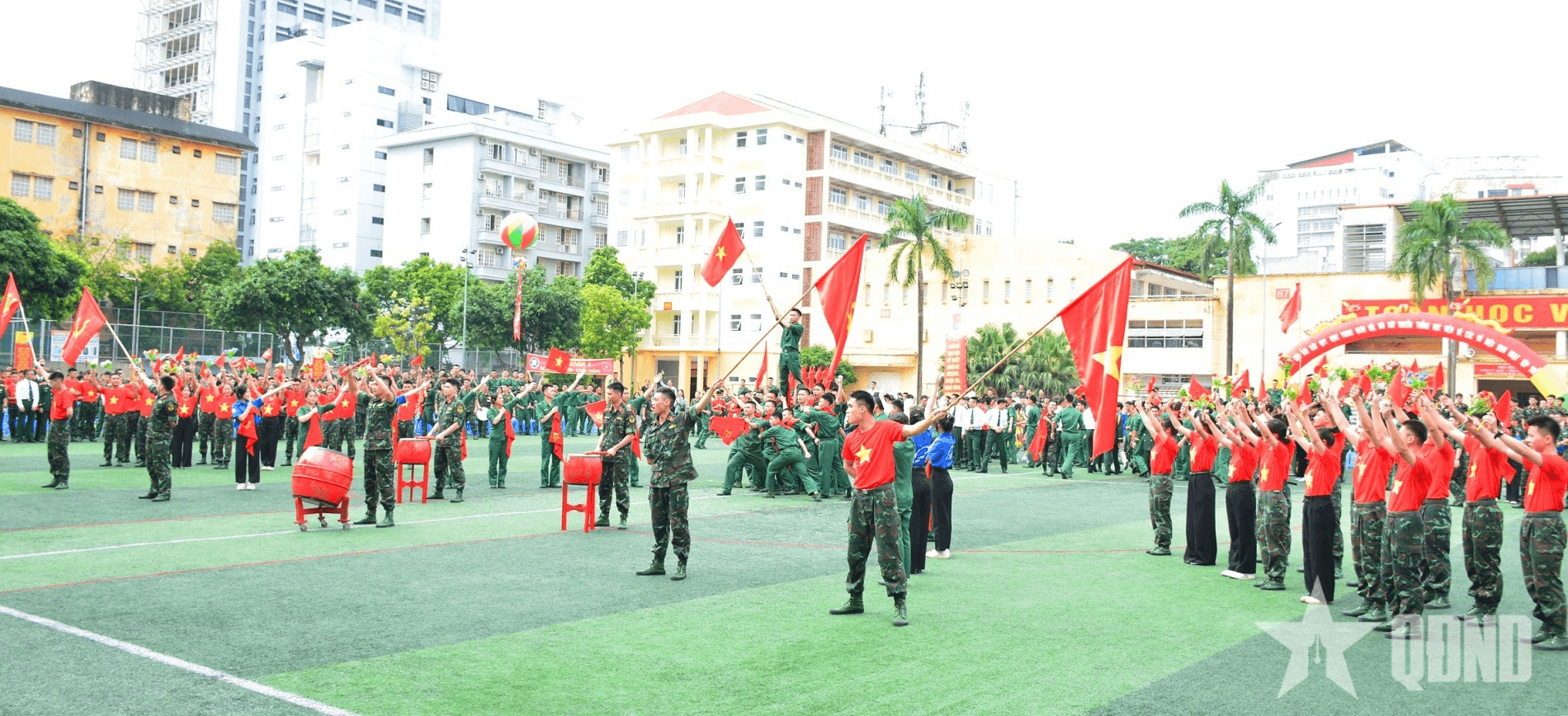 Tinh thần vui văn nghệ của học viên, sinh viên Học viện Kỹ thuật Quân sự