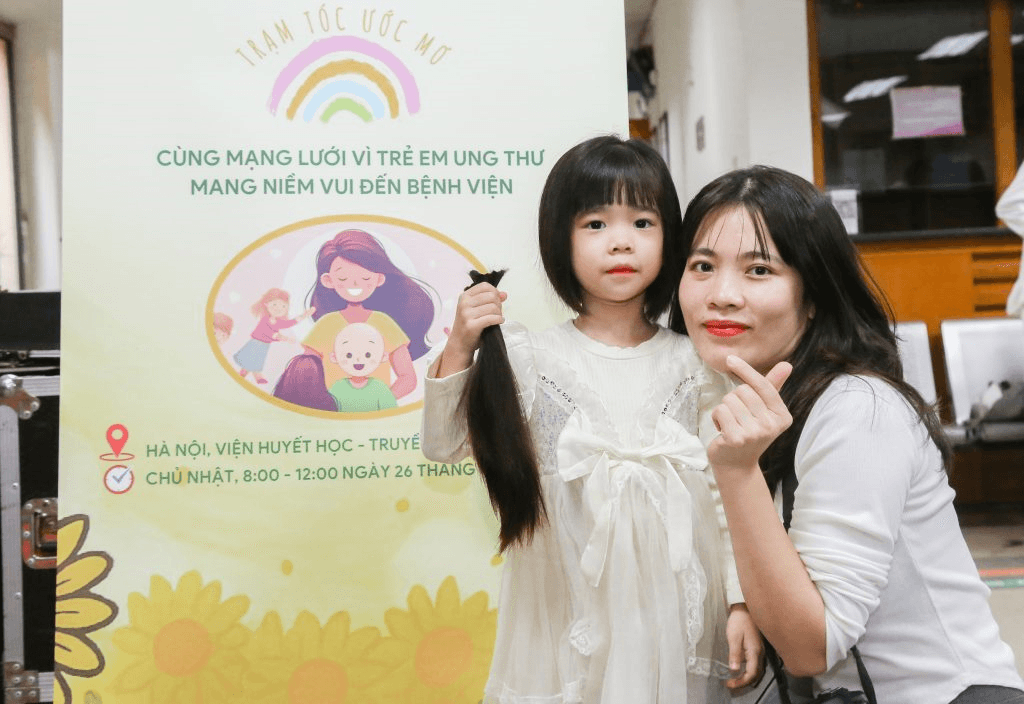 Mỗi mái tóc được hiến đều xuất phát từ trái tim