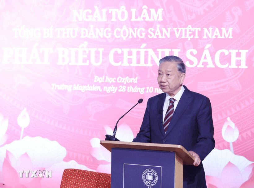 Phát biểu của Tổng Bí thư Tô Lâm tại Đại học Oxford