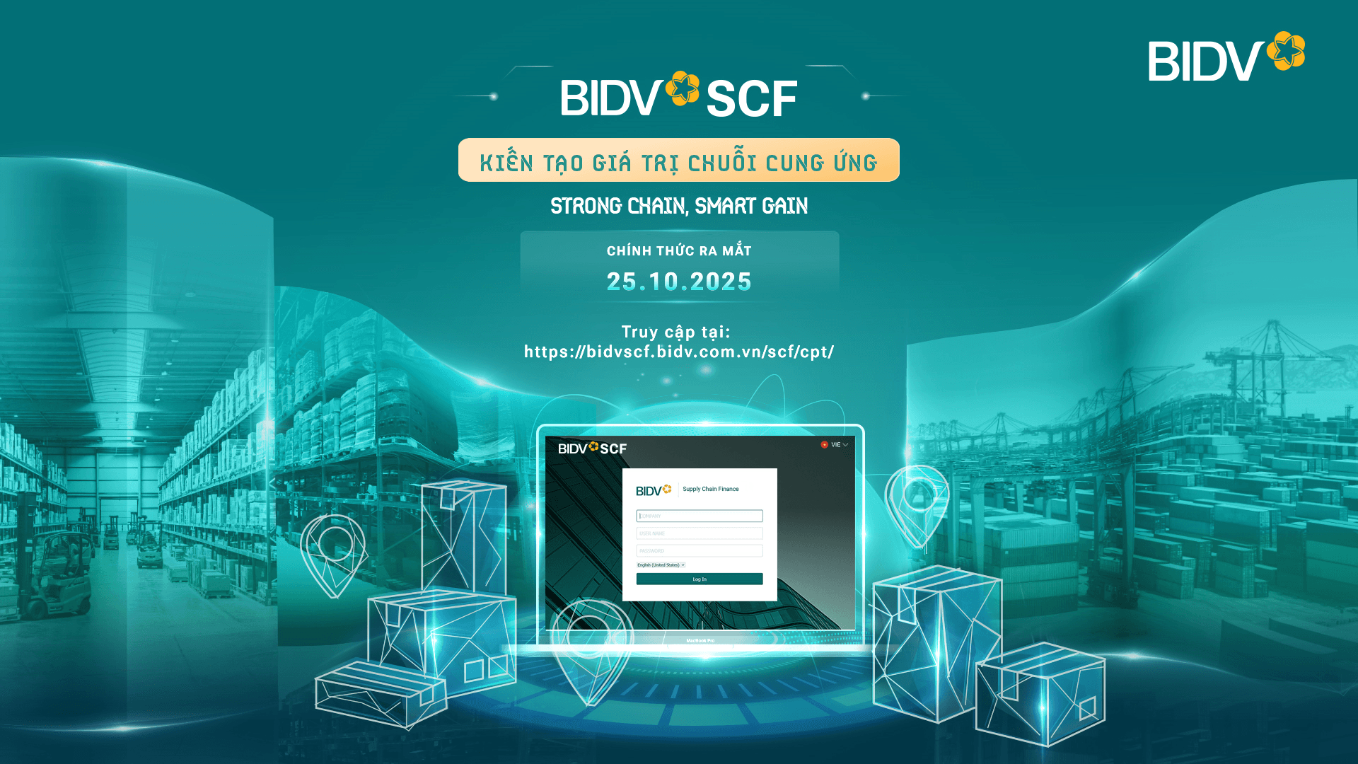 BIDV SCF - Giải pháp kiến tạo giá trị chuỗi cung ứng cho doanh nghiệp