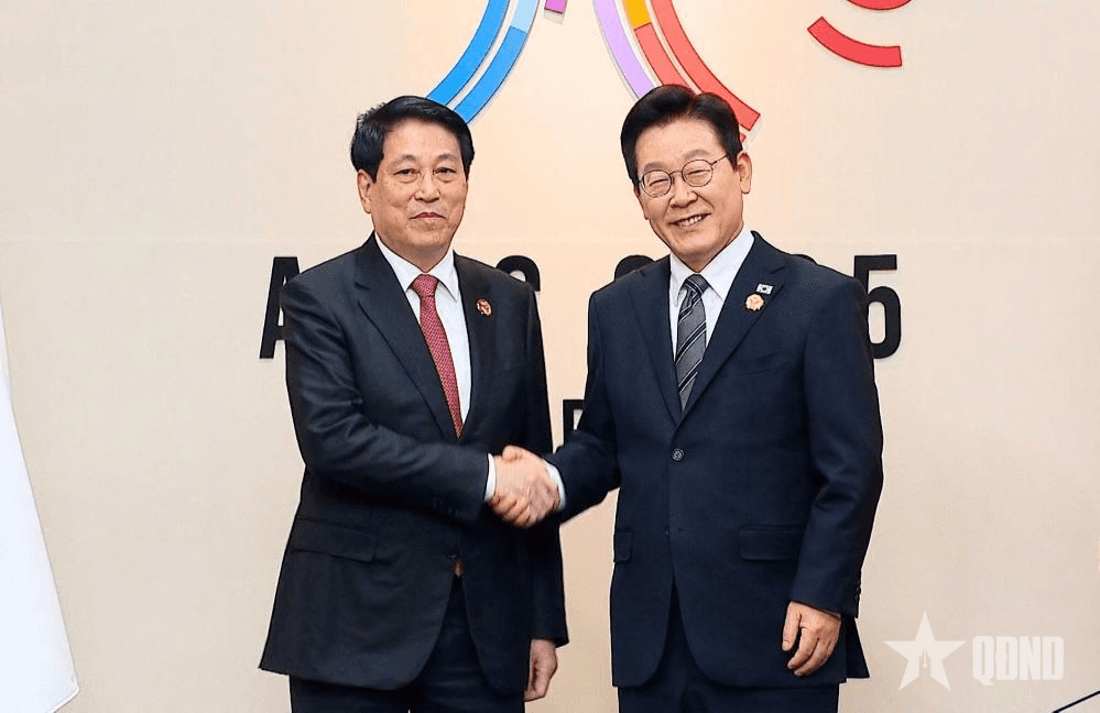 Chủ tịch nước Lương Cường hội đàm với Tổng thống Hàn Quốc Lee Jae Myung