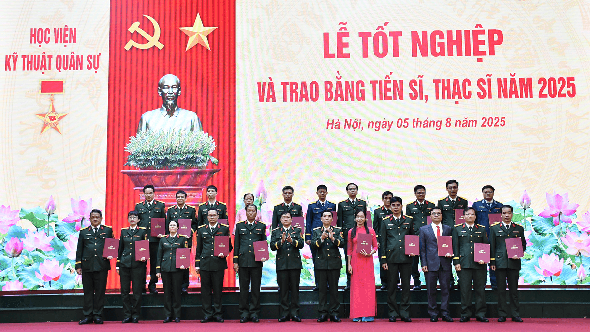 Phòng Sau đại học (Học viện Kỹ thuật quân sự): Tham mưu đổi mới toàn diện, tiếp tục nâng cao chất lượng đào tạo