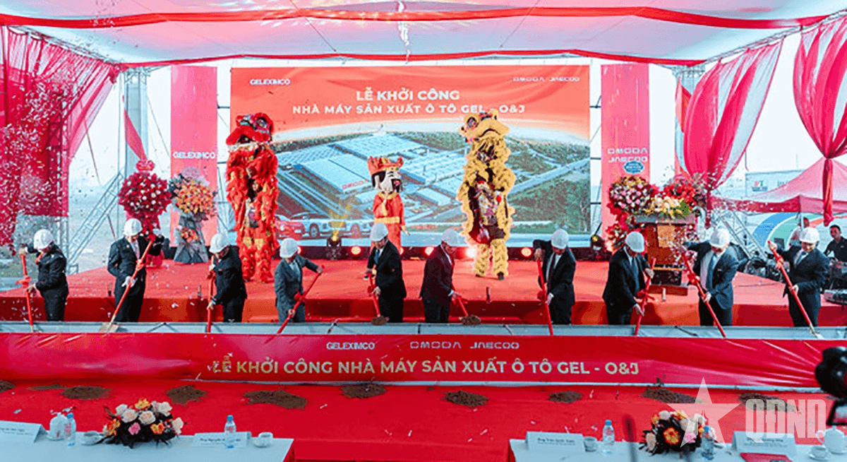 Hưng Yên: Tập đoàn Geleximco khởi công nhà máy sản xuất ô tô vốn đầu tư 319 triệu USD