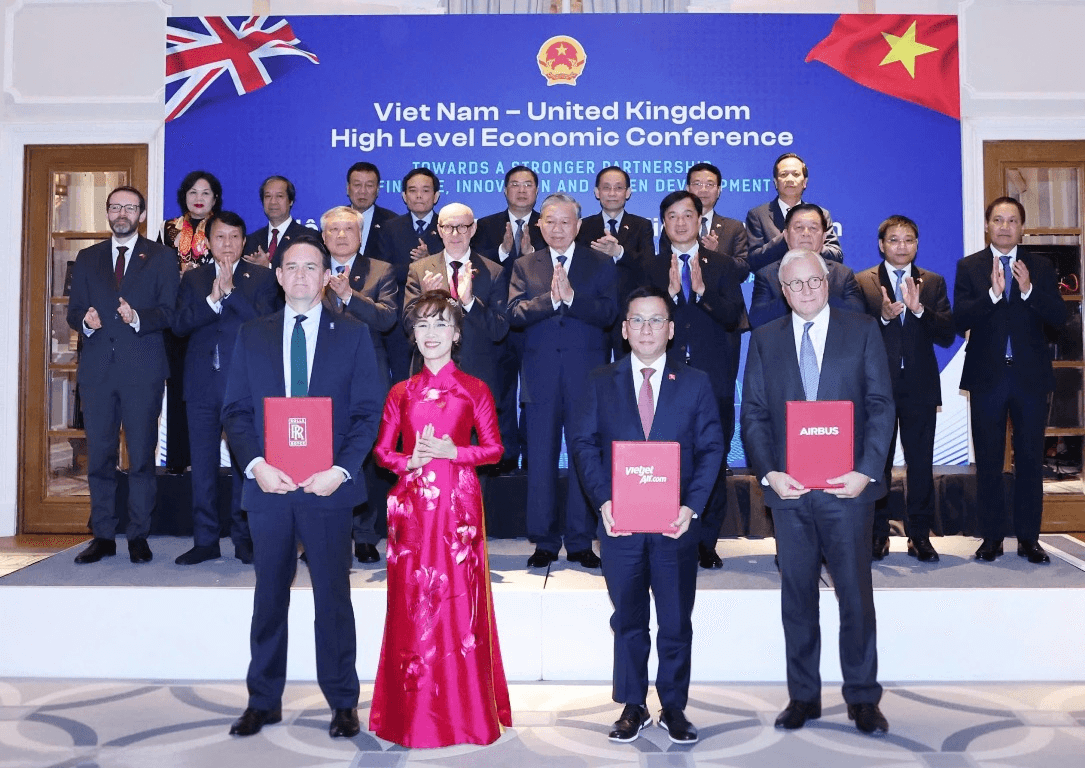 Vietjet đặt mua 100 tàu bay Airbus A321neo, đánh dấu cột mốc mới trong quan hệ hợp tác Việt Nam - Vương quốc Anh