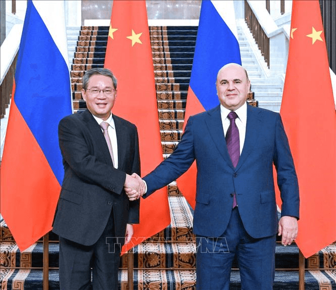 Thủ tướng Trung Quốc, Nga cam kết hợp tác chặt chẽ hơn nữa trên mọi lĩnh vực