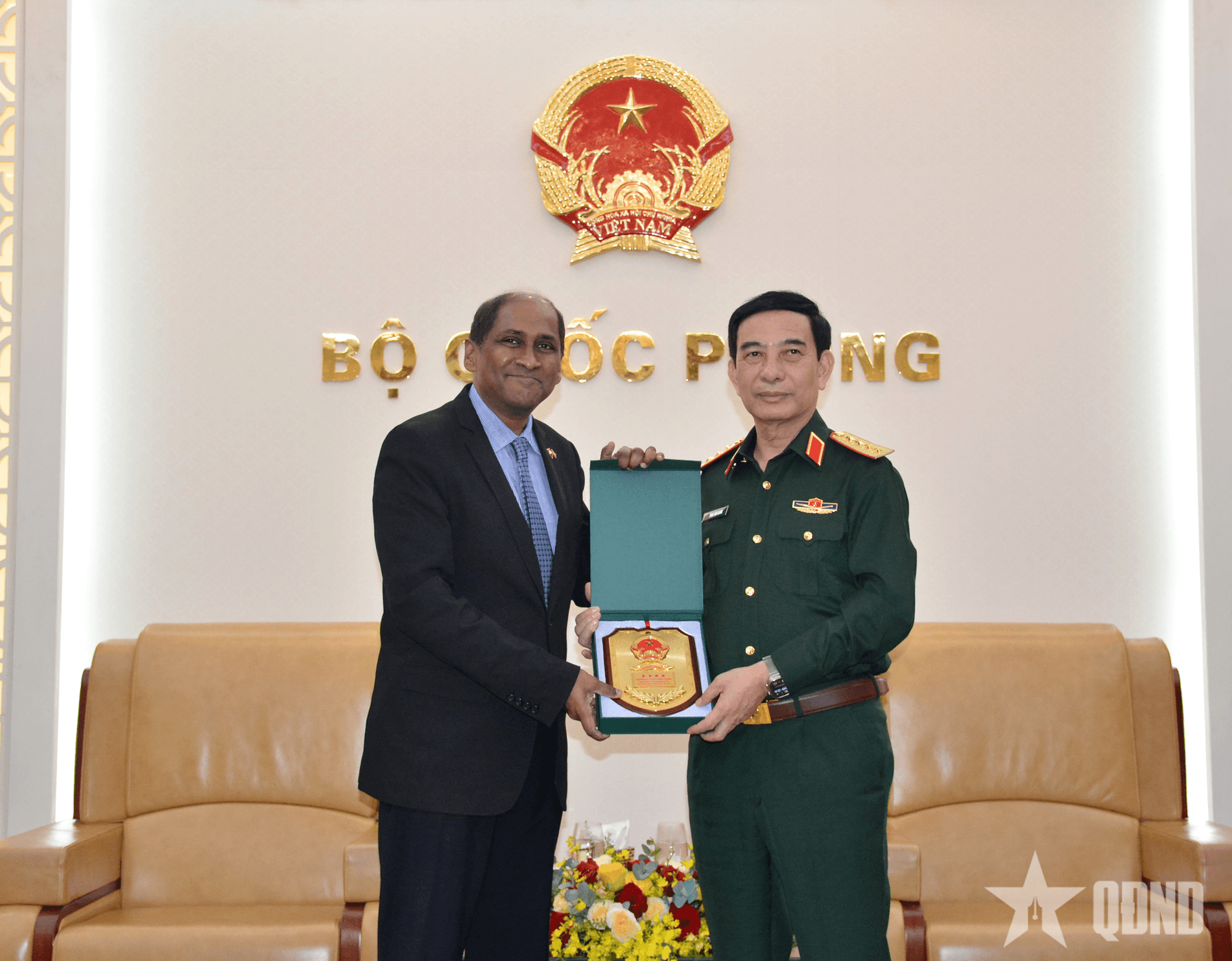 Đại tướng Phan Văn Giang tiếp Đại sứ Singapore tại Việt Nam
