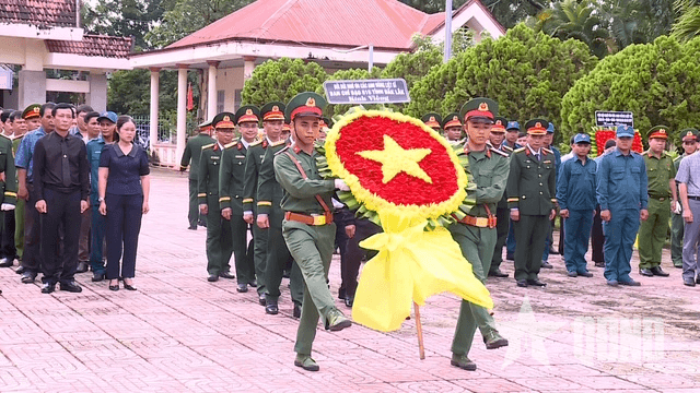 Đắk Lắk: Truy điệu, an táng hài cốt liệt sĩ tại xã Ea Súp