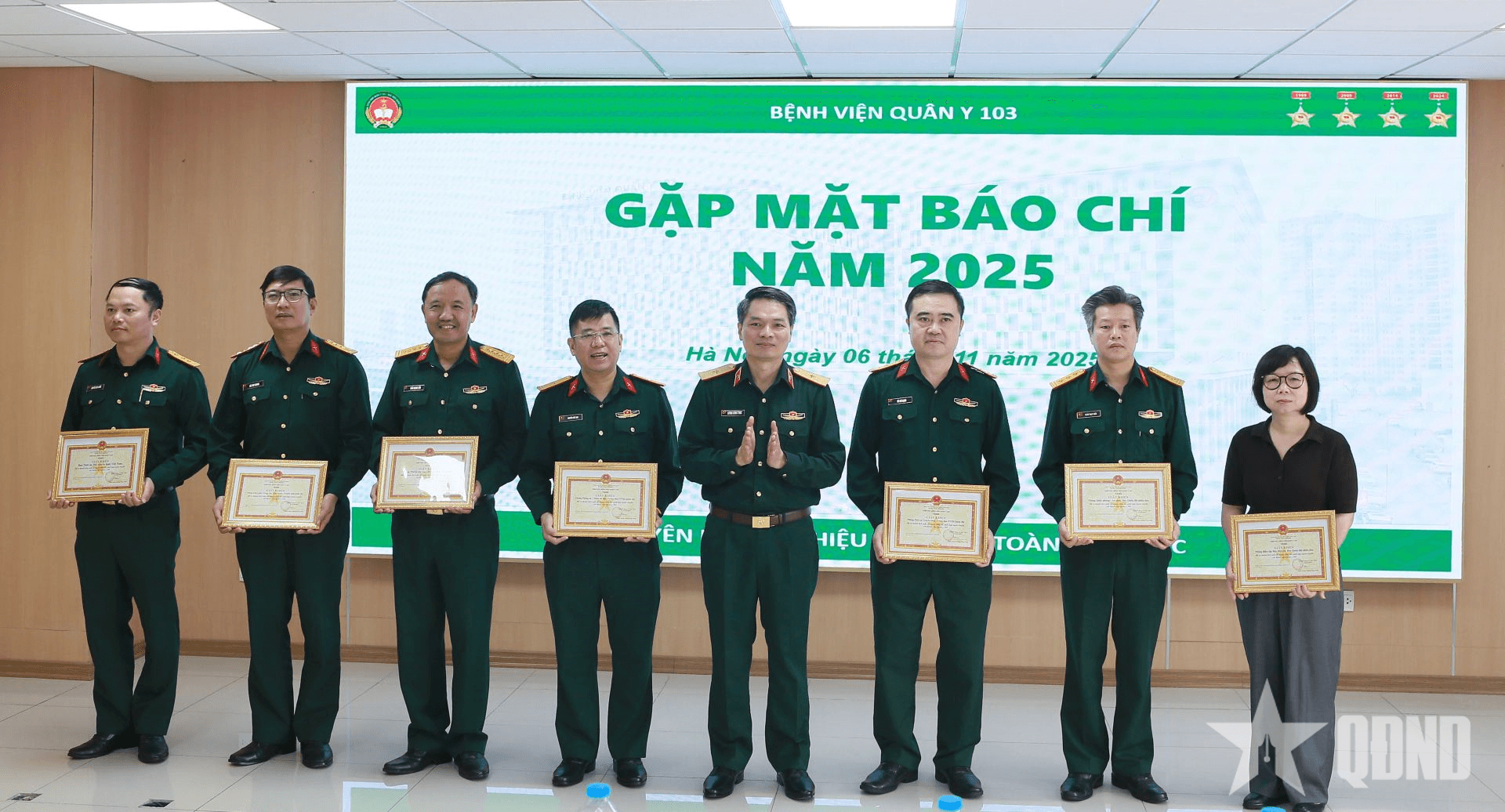Báo chí là nguồn động lực giúp Bệnh viện Quân y 103 hoàn thành tốt nhiệm vụ được giao