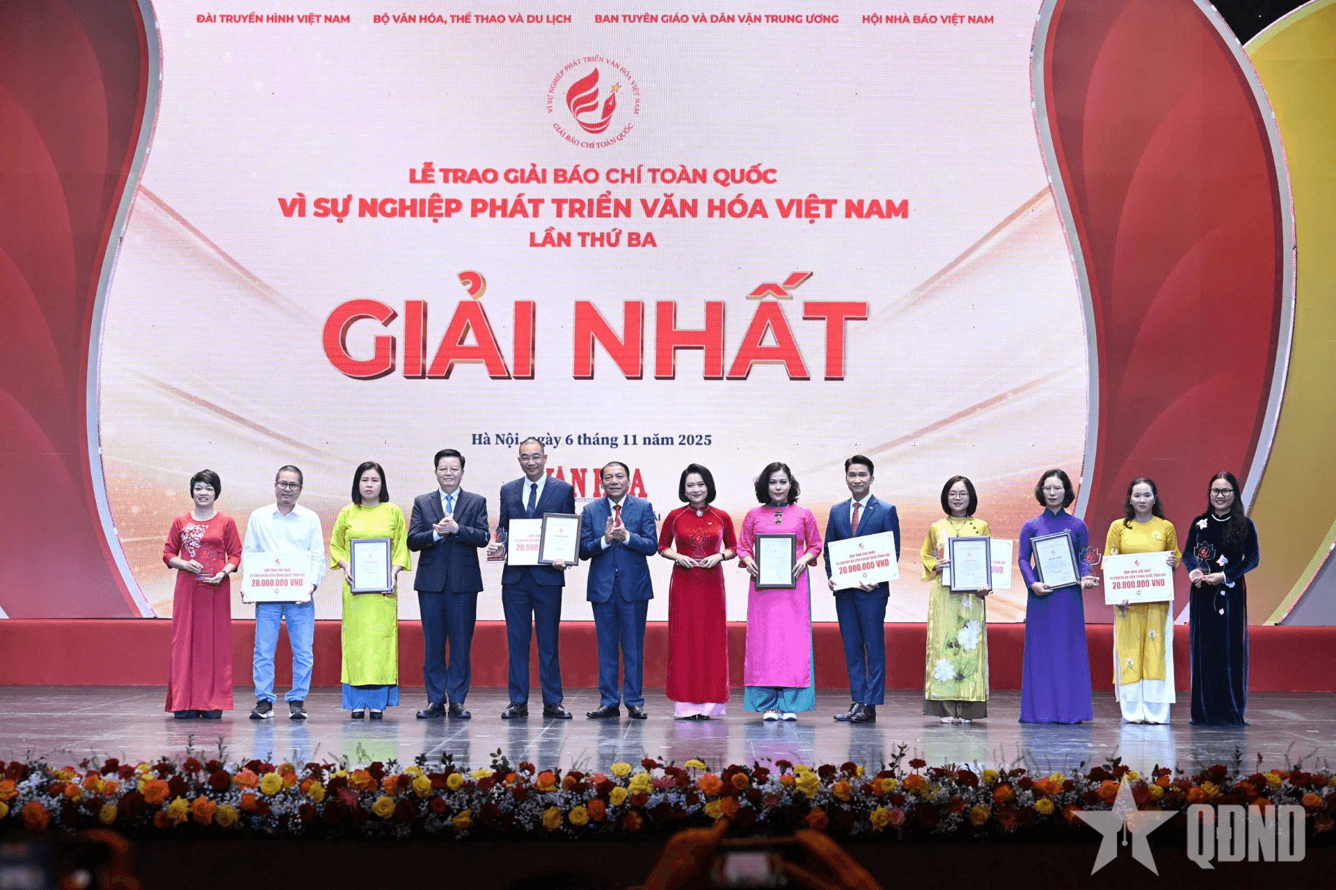 Trao Giải Báo chí toàn quốc “Vì sự nghiệp phát triển Văn hóa Việt Nam” lần thứ ba