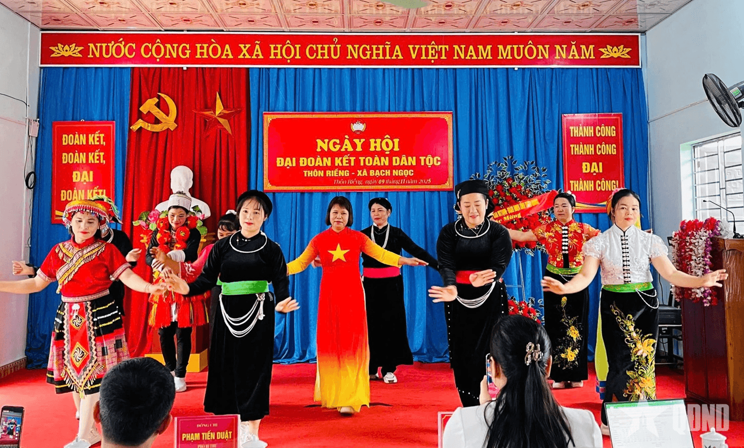 Tuyên Quang: Chung vui Ngày hội Đại đoàn kết toàn dân tộc ở thôn Riềng