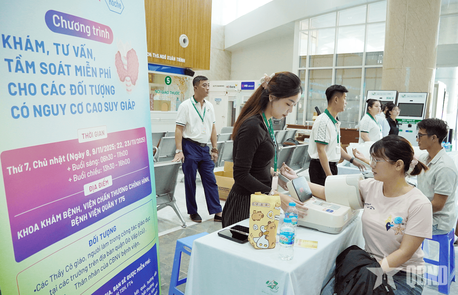 Bệnh viện Quân y 175 khám tầm soát miễn phí suy giáp cho 300 nhà giáo